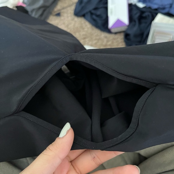 Zero + Maria Cornejo Black Quarter Sleeve Straight Pleated Jumpsuit Size 4 - Picture 6 of 9